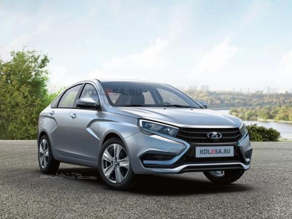 Новые изображения Lada Vesta после рестайлинга